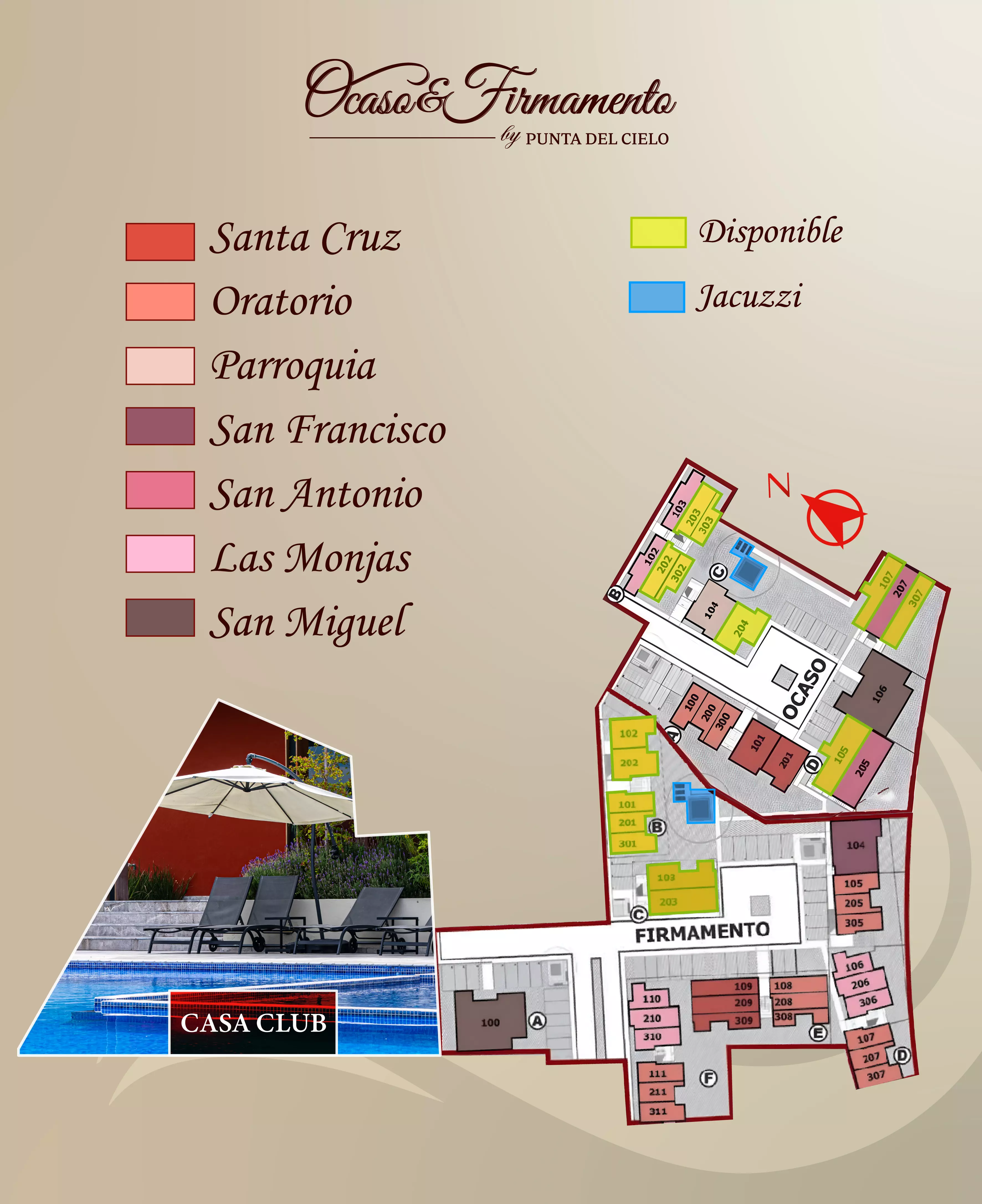 Masterplan del desarrollo Ocaso & Firmamento
