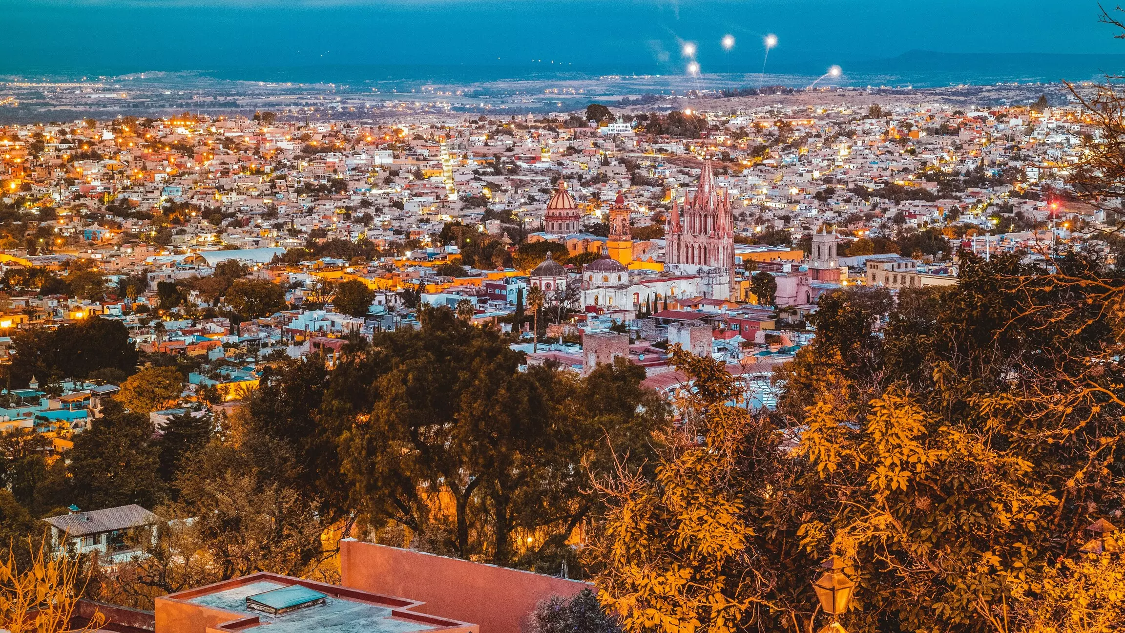 Vista aérea de San Miguel de Allende