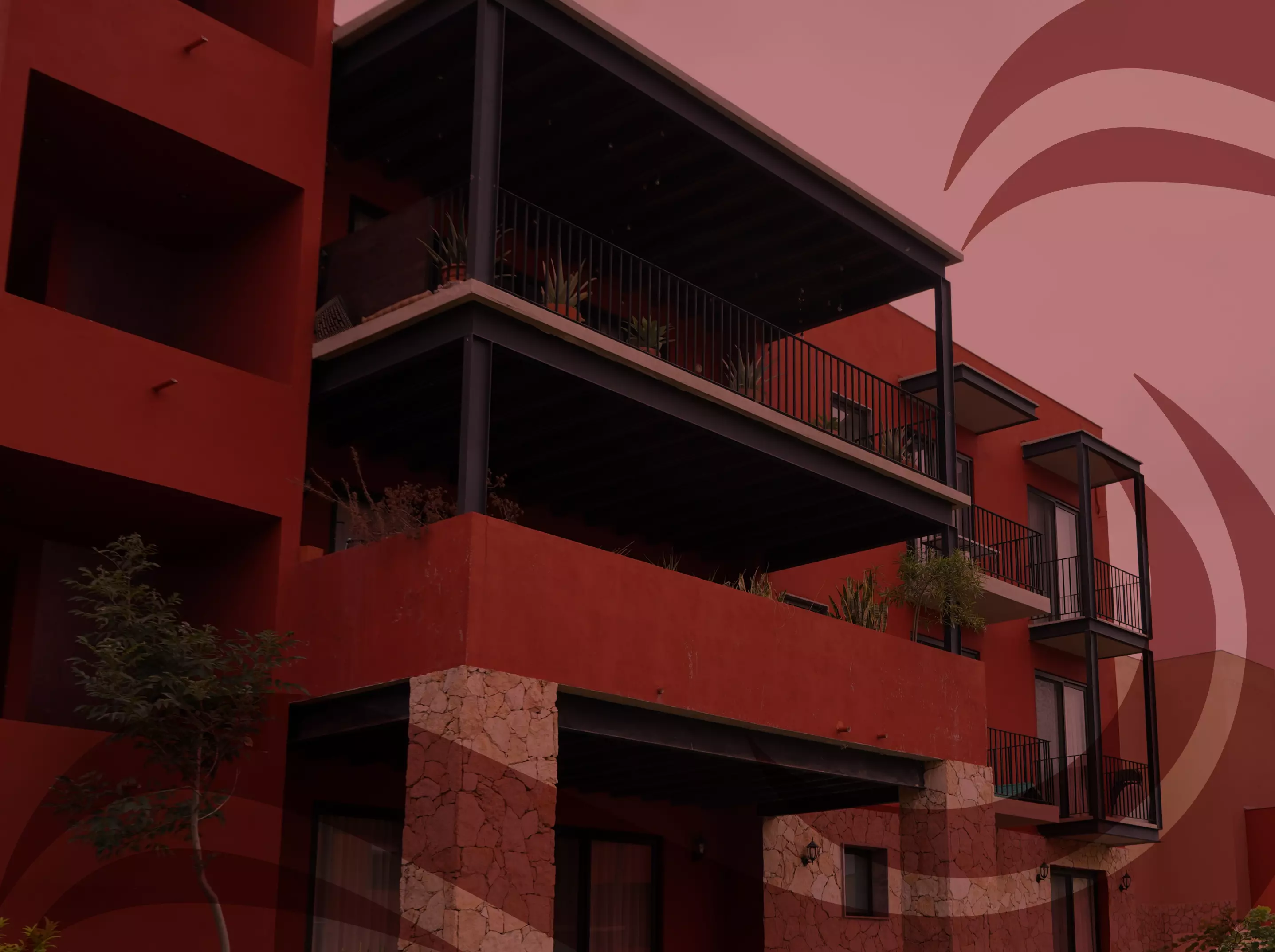 Render de la residencia Santa Cruz
